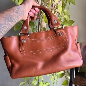 Celine Vintage Boogie Bag Boston Tote Handbag